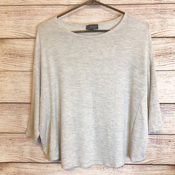 Topshop Tops - Topshop Oversized Crop Top